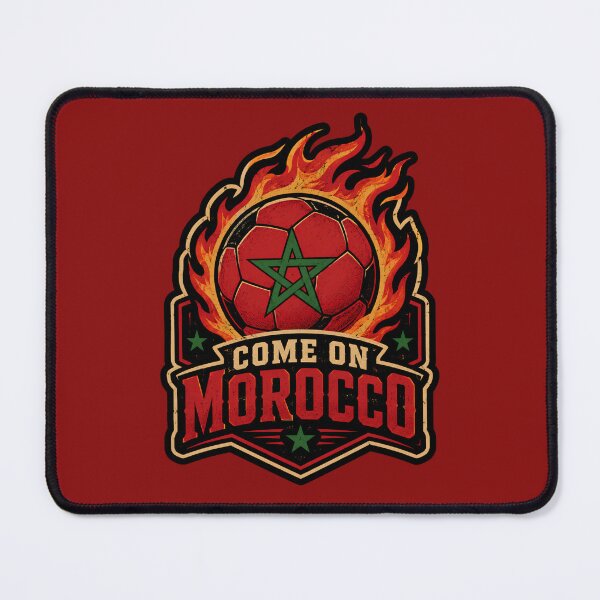 Item preview, Come On Morocco Football Fan designed and sold by DemureArtsy.
