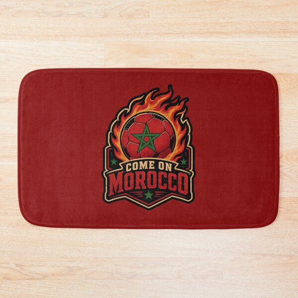 Item preview, Come On Morocco Football Fan designed and sold by DemureArtsy.