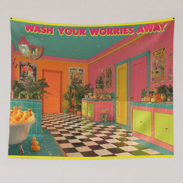 Item preview, Wash Your Worries Away Landscape Art Print designed and sold by Late Theory.