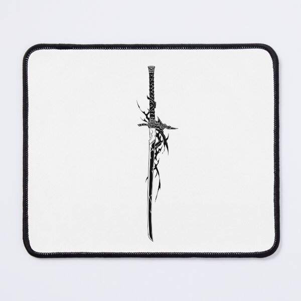 Item preview, Dark Fantasy Katana Thorn Sword Occult Blade Art designed and sold by MonoMouse.