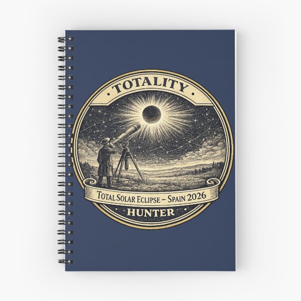 Item preview, Totality Hunter Solar Eclipse Spain 2026 designed and sold by CalmCapy Co.
