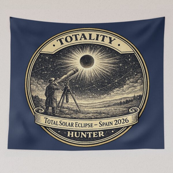 Item preview, Totality Hunter Solar Eclipse Spain 2026 designed and sold by CalmCapy Co.