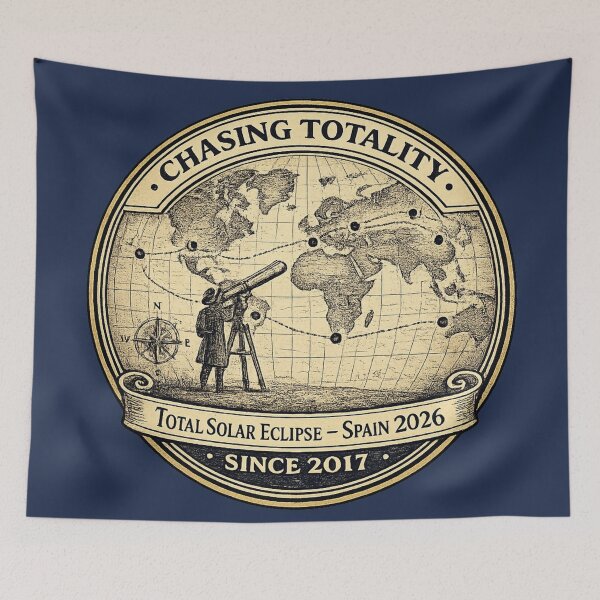 Item preview, Chasing Totality Since 2017 Solar Eclipse Spain designed and sold by CalmCapy Co.