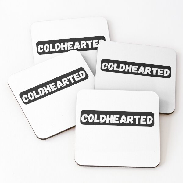 Item preview, Coldhearted Dark Aesthetic Typography Design designed and sold by variant designer.