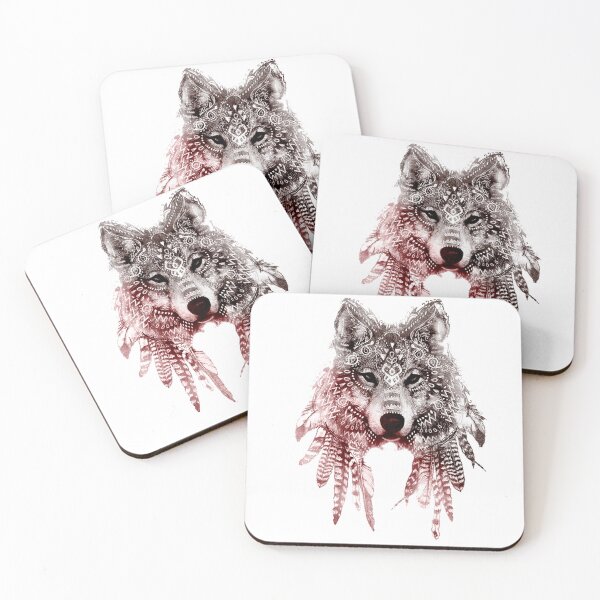 Item preview, spiritual wolf designed and sold by BubbleArt001.