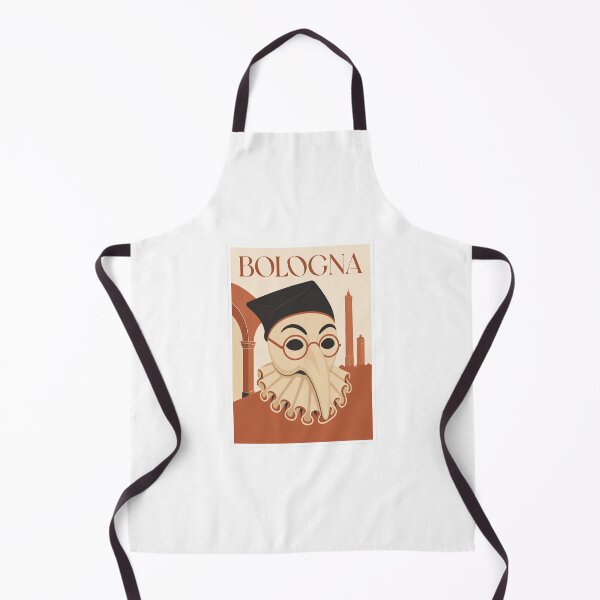 Item preview, Vintage Bologna Italy Balanzone Mask Travel Poster designed and sold by Beyond Destinations.