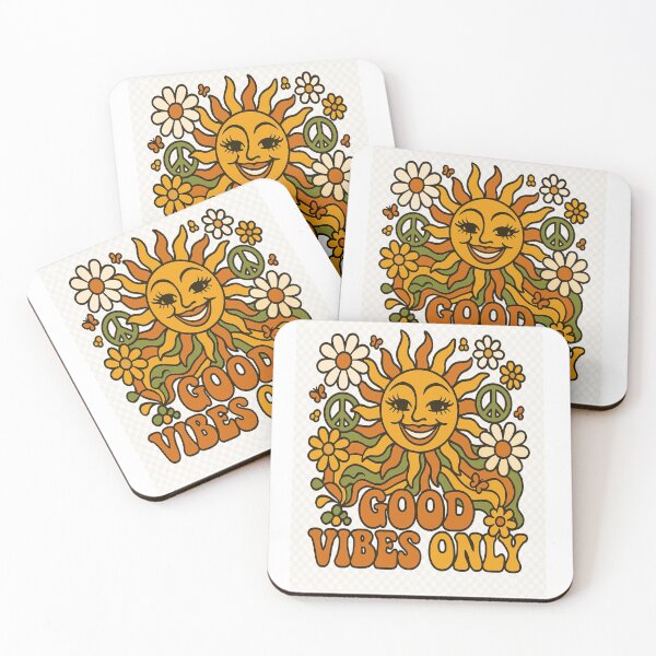 Item preview, Good Vibes Retro Sun Art designed and sold by NoNameDrops.