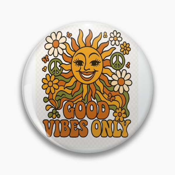 Item preview, Good Vibes Retro Sun Art designed and sold by NoNameDrops.