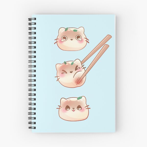 Item preview, cute cat dumplings designed and sold by Arty and Awkward.