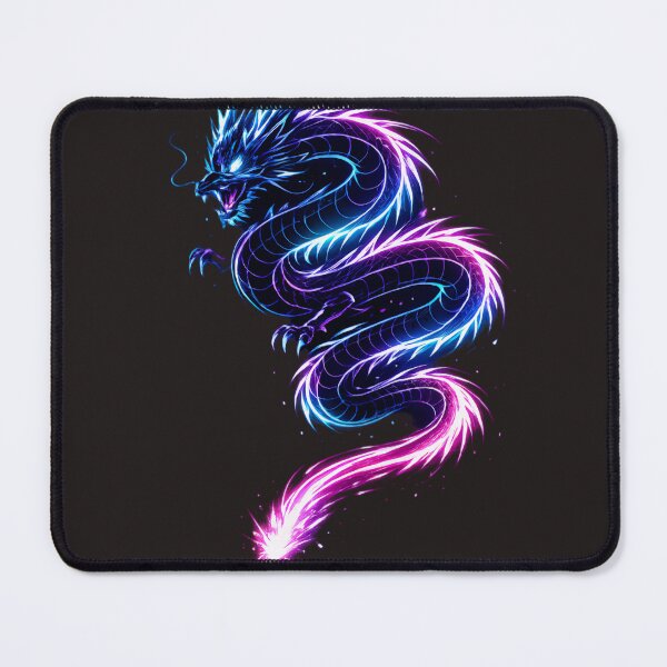 Item preview, Futuristic Neon Dragon – Cyberpunk Serpent of Neo Tokyo designed and sold by Neo Tokio.