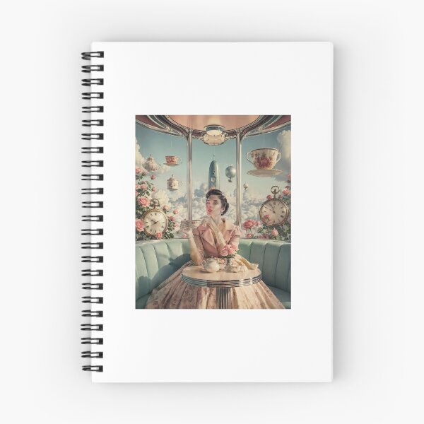 Item preview, Retro-Futuristic Whimsical High Tea Art designed and sold by marianka91.
