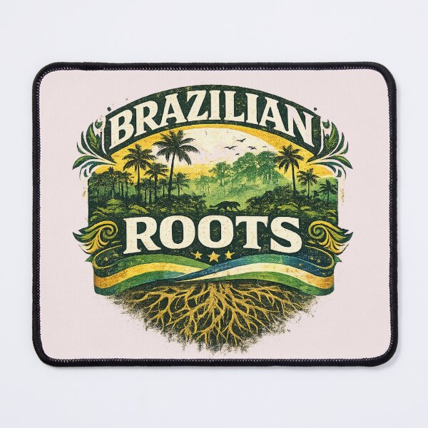 Item preview, Brazilian Roots Vintage Amazon Jungle Badge designed and sold by PACS0011.