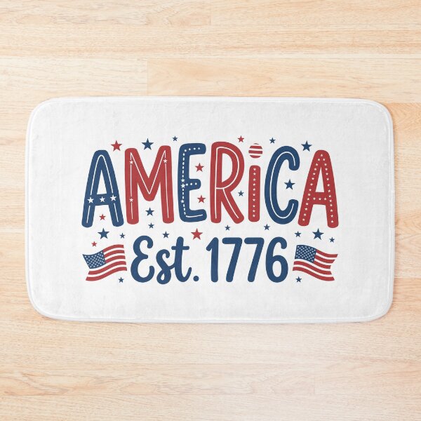 Item preview, America Est 1776 Doodle Letters Patriotic 4th of July designed and sold by LightWhim.