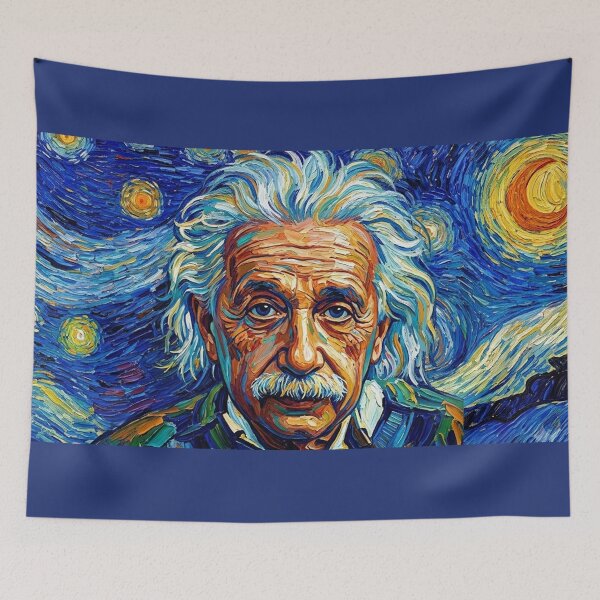 Item preview, The Starry Mind of Albert Einstein designed and sold by Neo21Studio.