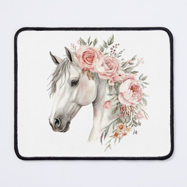 Item preview, Floral horse designed and sold by Tiny-Love ⭐⭐⭐⭐⭐.