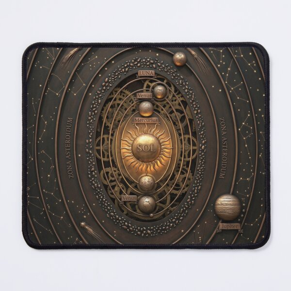 Item preview, Vintage Heliocentric Solar System Clockwork Map designed and sold by PhotoWoman.