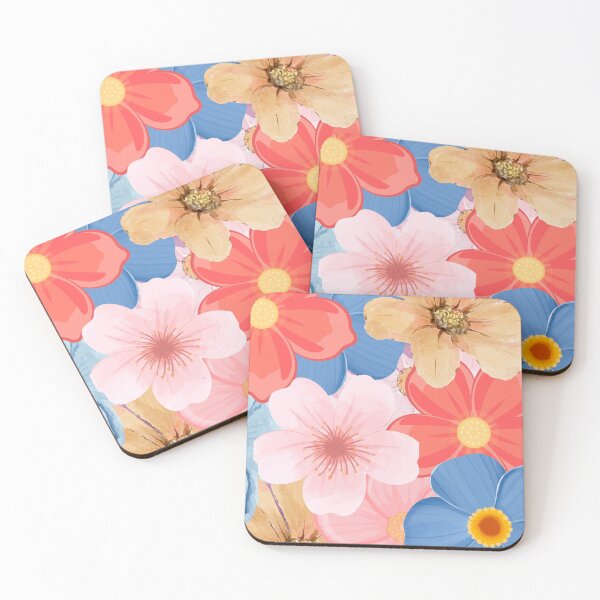 Item preview, Dreamy Pastel Watercolor Floral Pattern designed and sold by SeJaa.