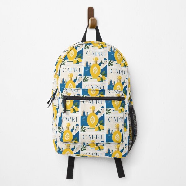 Item preview, Vintage Capri Italy Lemon Perfume Travel Poster designed and sold by Beyond Destinations.