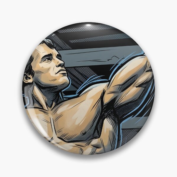 Item preview, Arnold Side Chest Golden Era Bodybuilding Comic designed and sold by PowerArtUa.