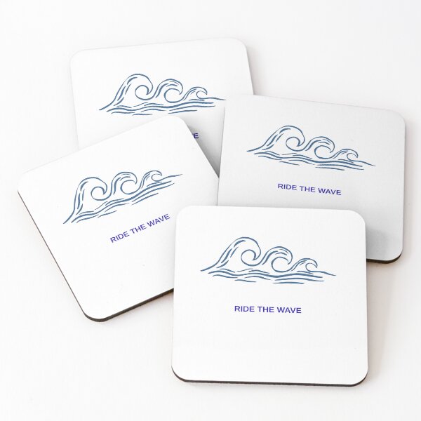 Item preview, Ride The Wave – Minimal Ocean Line Art designed and sold by onubi.