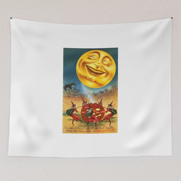 Item preview, Vintage Halloween Art - Laughing Moon designed and sold by RBEnt.