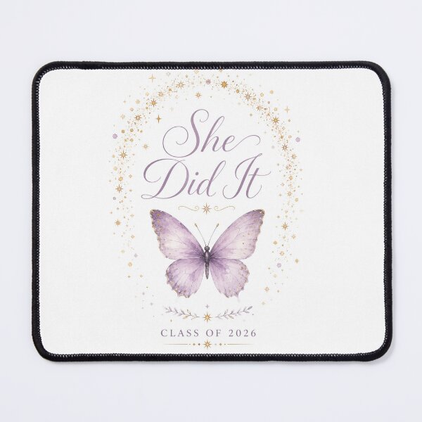 Item preview, Graduation Gift for Her — She Did It Class of 2026 Butterfly designed and sold by DreamelleStudio.