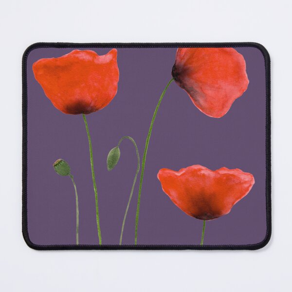 Item preview, Red Poppies Watercolor Botanical Illustration designed and sold by Farnwirbel – Art.