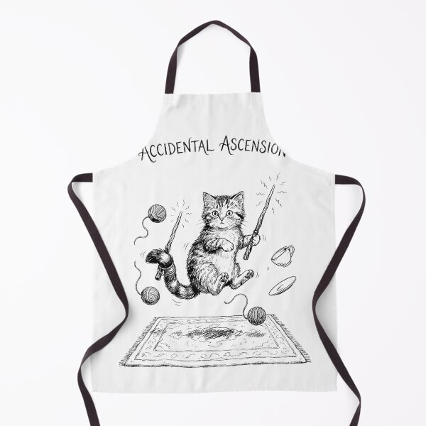 Item preview, The Gravity-Defying Familiar - Cute Witchcraft designed and sold by bapupa.