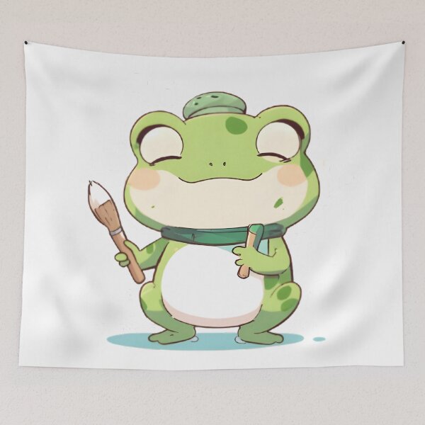 Item preview, Artist Frog — Creative Kawaii Frog Sticker designed and sold by tommysworks.