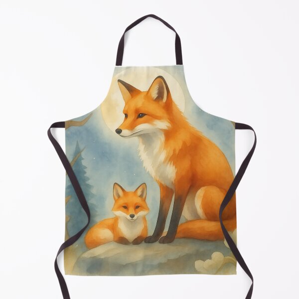 Item preview, A Fox Family in a Magical Forest Setting. designed and sold by MissYouONLY.