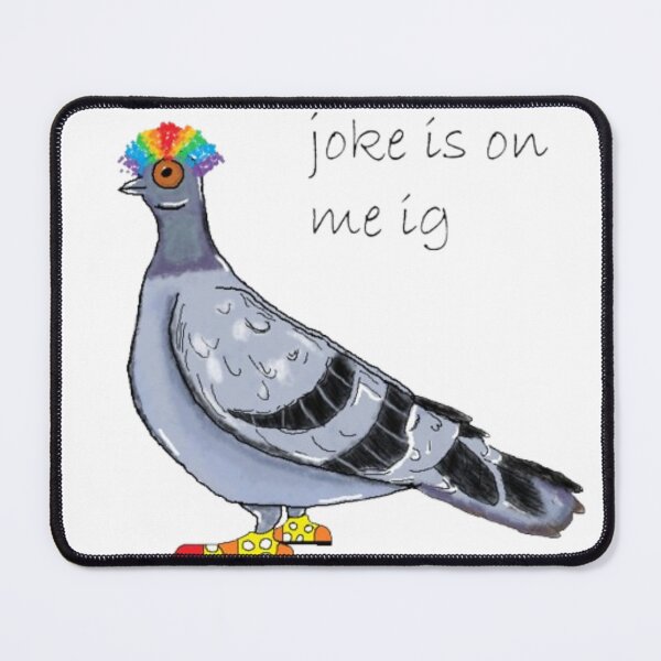 Item preview, clown pigeon funny bird designed and sold by Jayelvsshop.