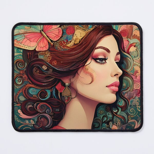 Item preview, Fairytale Dreamscape - Enchanted Botanical Portrait designed and sold by ToxicInkArt.