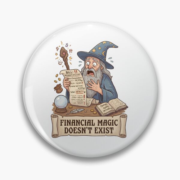 Item preview, Financial Magic Doesn't Exist designed and sold by Tharaazu.