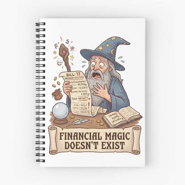 Item preview, Financial Magic Doesn't Exist designed and sold by Tharaazu.