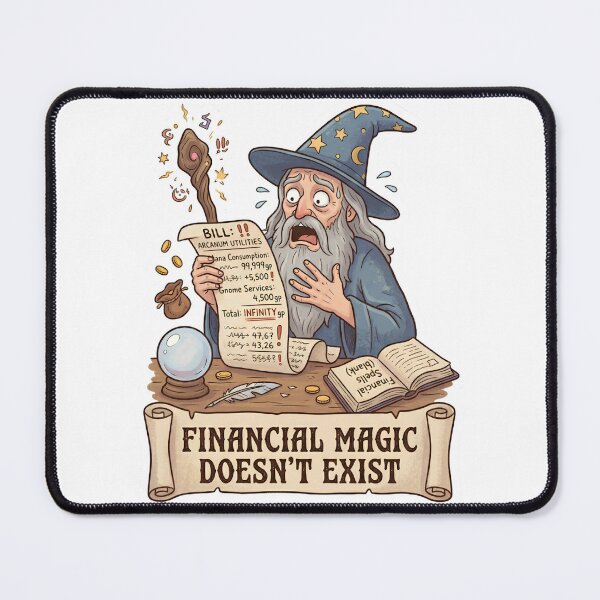 Item preview, Financial Magic Doesn't Exist designed and sold by Tharaazu.