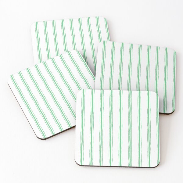 Item preview, Hand Drawn Summer Stripe White and Green designed and sold by Dally-Dabble.