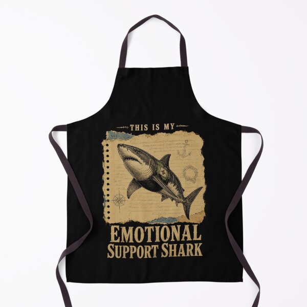 Item preview, Emotional Support Shark designed and sold by zoes-ink.