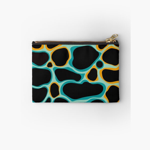 Item preview, Tortoiseshell - Abstract composition in black, teal and yellow 94 designed and sold by StefanStudioArt.