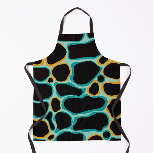 Item preview, Tortoiseshell - Abstract composition in black, teal and yellow 94 designed and sold by StefanStudioArt.