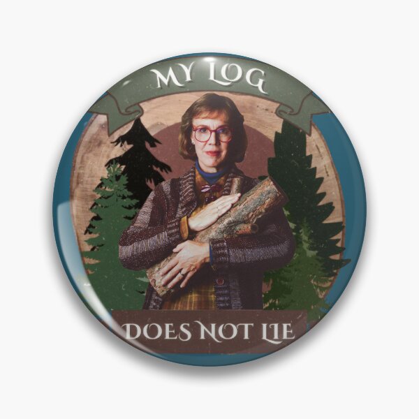 Item preview, My log does not lie Log Lady Twin Peaks  designed and sold by Nikki-Tee.