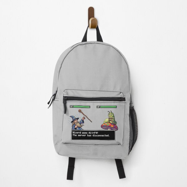 Item preview, Wizard Uses Alt+F4 - Retro 16-Bit Gaming Meme designed and sold by Sanistein.