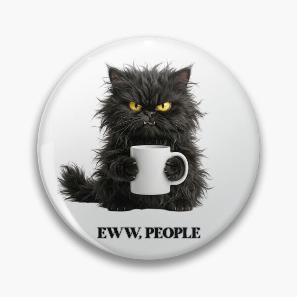 Item preview, Funny Cat Gift Eww People Black Cat Humor Introvert Shirt designed and sold by Dev Mode.