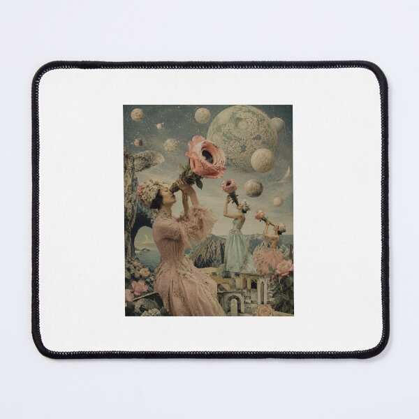 Item preview, Retro-Futuristic Cosmic Stargazing Wall Art designed and sold by marianka91.