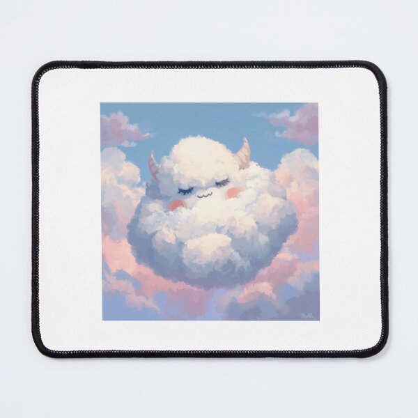 Item preview, Sleepy Cloud Monster ☁️? | Cute Pastel Dream Creature designed and sold by TanmayCreates01.