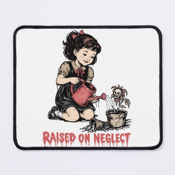 Item preview, Raised on neglect designed and sold by fathi Illustration.
