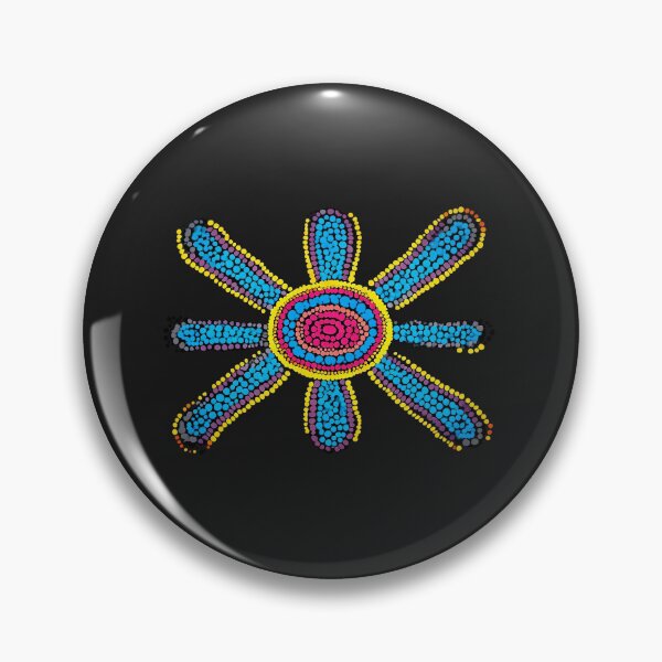 Item preview, Starburst Dot Art Vibrant Celebrate Australia designed and sold by ArtisticDesignsbyLinda.