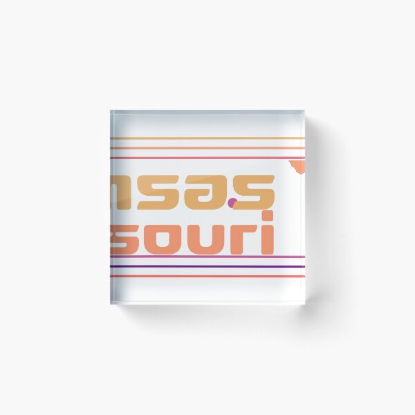 Item preview, Kansas Missouri City Marked On State Map designed and sold by TheIconSmith.