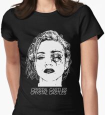 Crystal Castles (Black) Women's Fitted T-Shirt