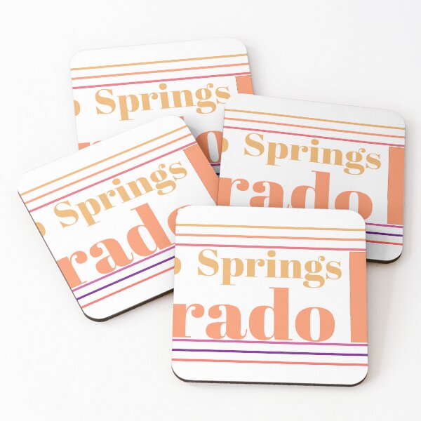 Item preview, Colorado Springs Colorado City Marked On State Map designed and sold by TheIconSmith.