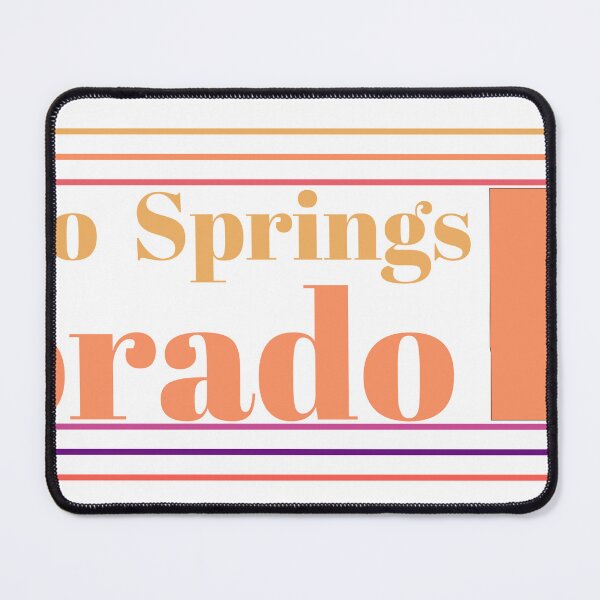 Item preview, Colorado Springs Colorado City Marked On State Map designed and sold by TheIconSmith.